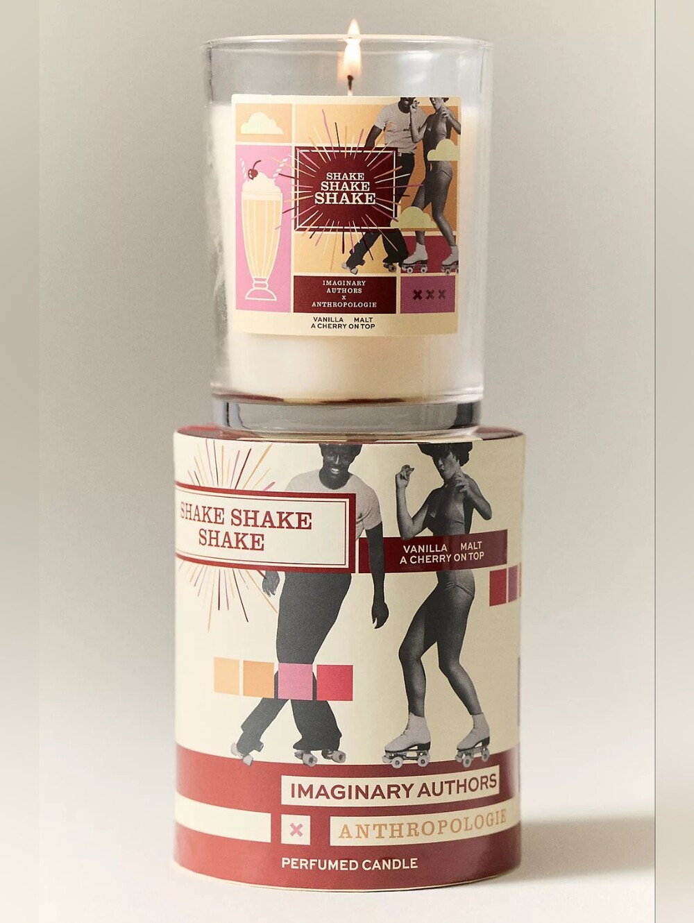Anthropologie x Imaginary Authors  Gourmand Shake Shake Shake Glass Candle